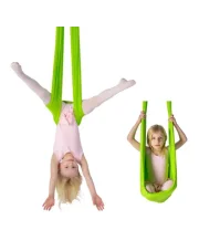 Aerial aerial acrobatic hammock for yoga   - adjust length to the room